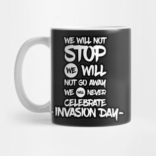 We will not stop Mug